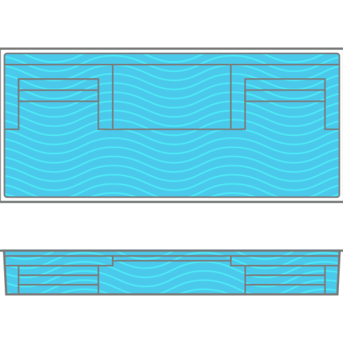 Example of Thursday Pool Fiberglass Magnate Pool