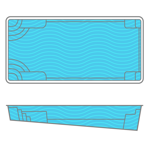 Example of Thursday Pool Fiberglass Goliath Pool